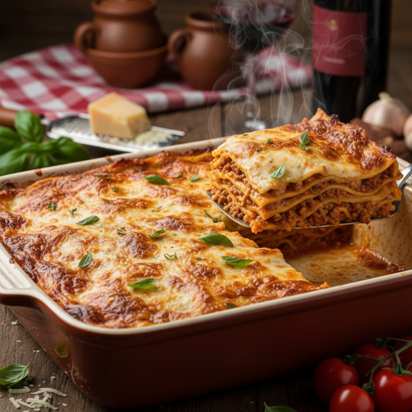 Classic Italian-Style Baked Lasagna recipe