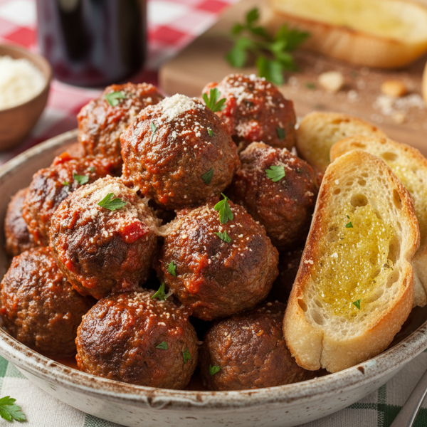 Classic Italian-Style Homemade Meatballs recipe