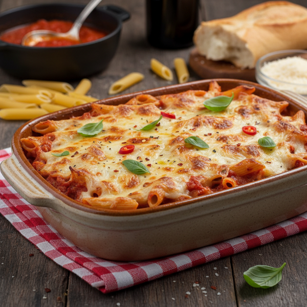 Classic Italian Baked Ziti al Forno recipe