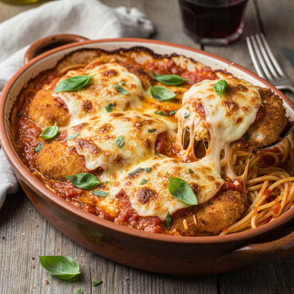 Classic Italian Chicken Parmesan Bake recipe
