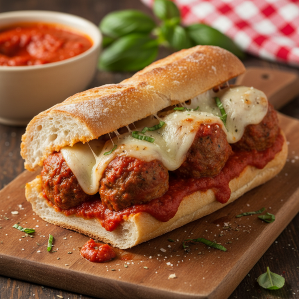 Classic Italian Meatball Hoagies recipe