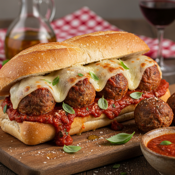 Classic Italian Meatball Sandwiches recipe