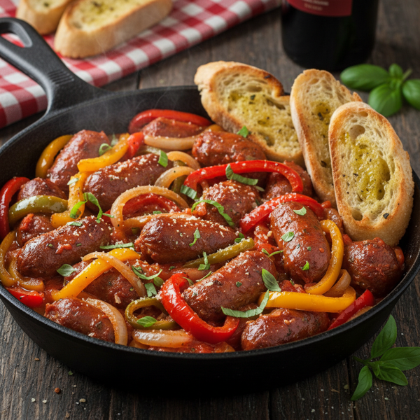 Classic Italian Sausage and Peppers Skillet recipe