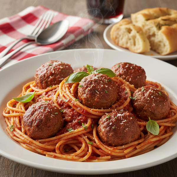 Classic Italian Spaghetti and Meatballs recipe