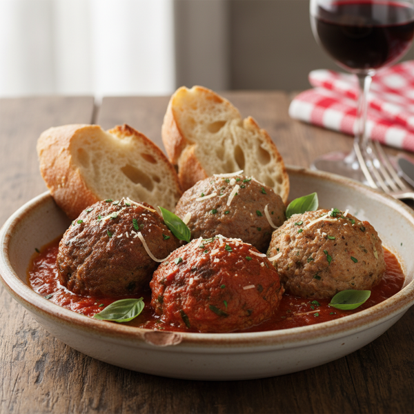 Classic Italian Trio Meatballs recipe