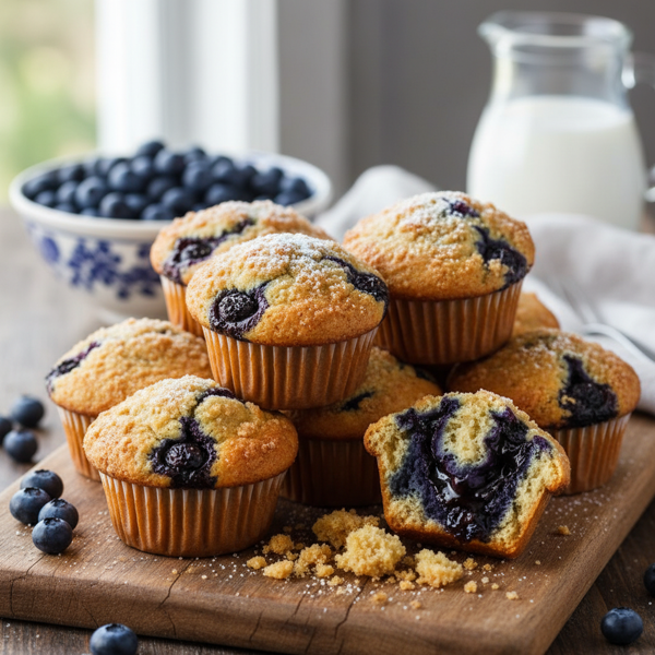 Classic Jordan Marsh Blueberry Muffins recipe