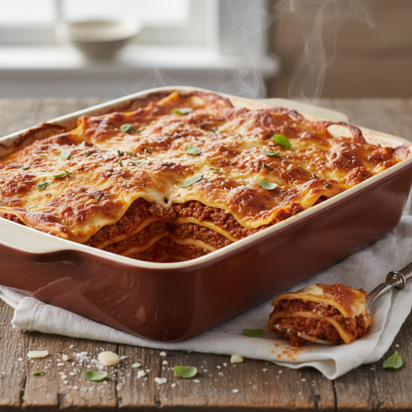 Classic Layered Beef Lasagna recipe