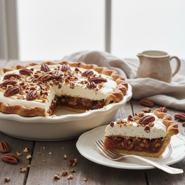 Classic Layered Pecan Cream Pie recipe