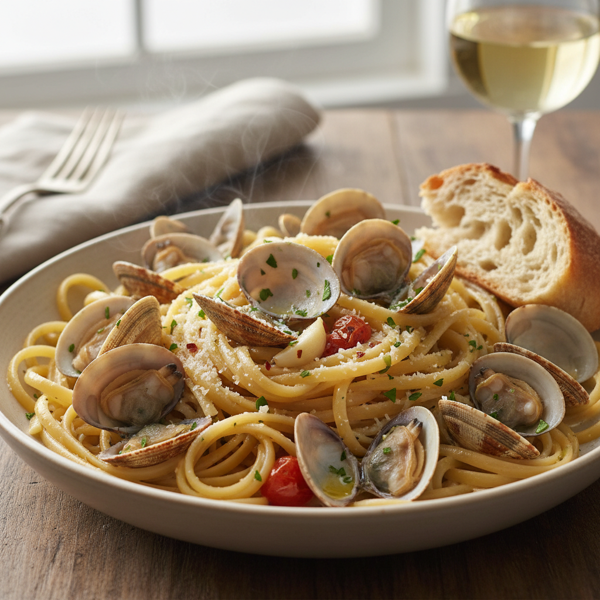 Classic Linguine with Fresh Clam Sauce recipe