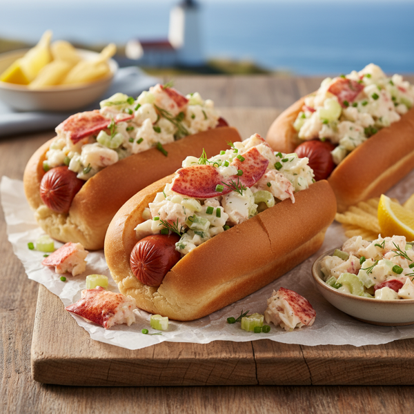 Classic Maine Lobster Rolls with Celery Mayo recipe