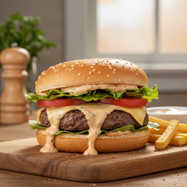 Classic McDelight Burger with Signature Sauce recipe
