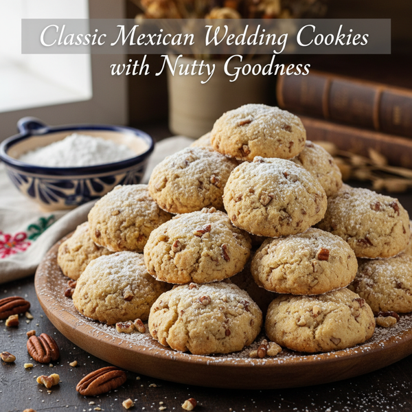 Classic Mexican Wedding Cookies with Nutty Goodness recipe