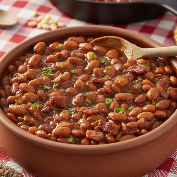 Classic Molasses-Glazed Baked Beans recipe