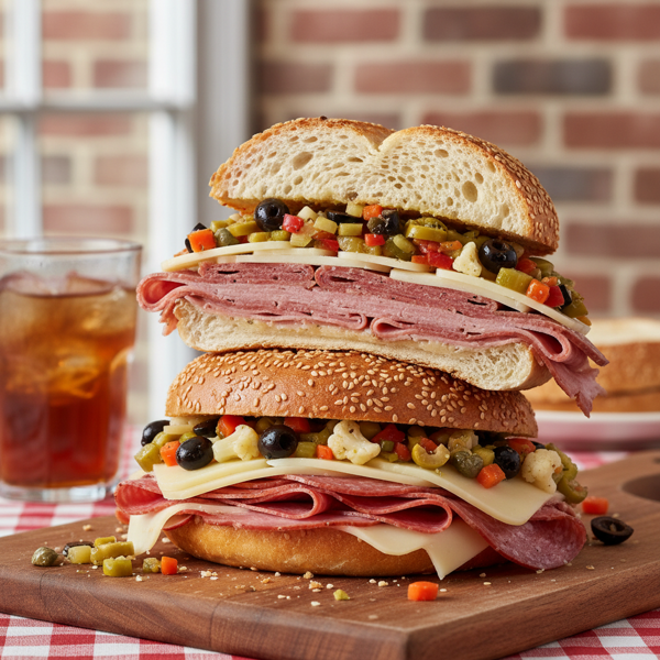 Classic New Orleans Muffuletta Sandwich recipe
