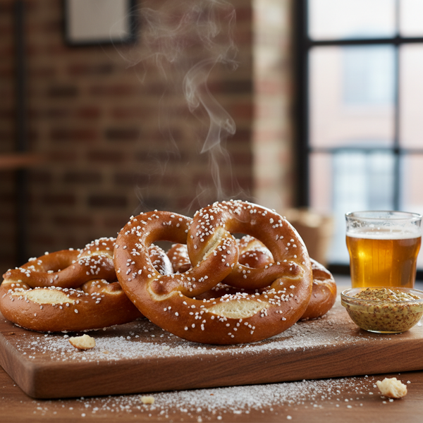 Classic New York-Style Soft Pretzels recipe