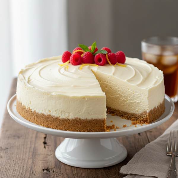 Classic No-Bake Creamy Cheesecake recipe