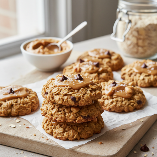 Classic No-Bake Peanut Butter Oatmeal Cookies recipe