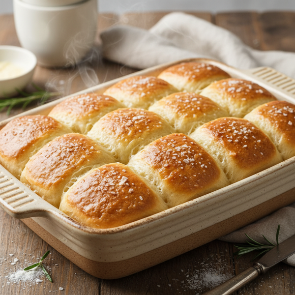 Classic Parker House Dinner Rolls recipe