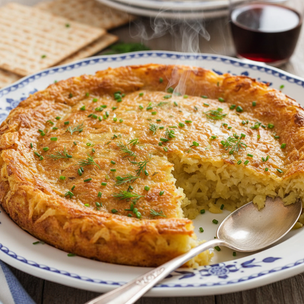 Classic Passover Potato Kugel recipe