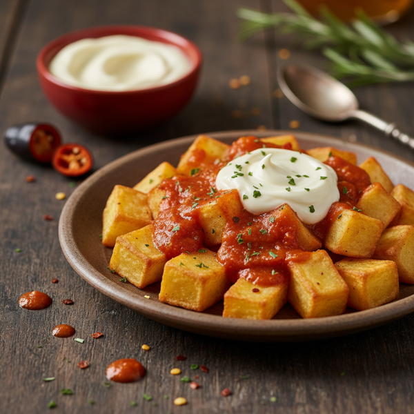 Classic Patatas Bravas with Aioli recipe