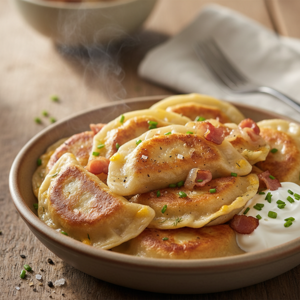Classic Potato and Cheese Pierogi Delight recipe