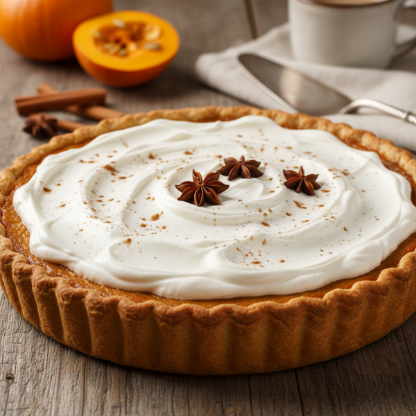 Classic Pumpkin Pie with Velvety Sour Cream Topping recipe