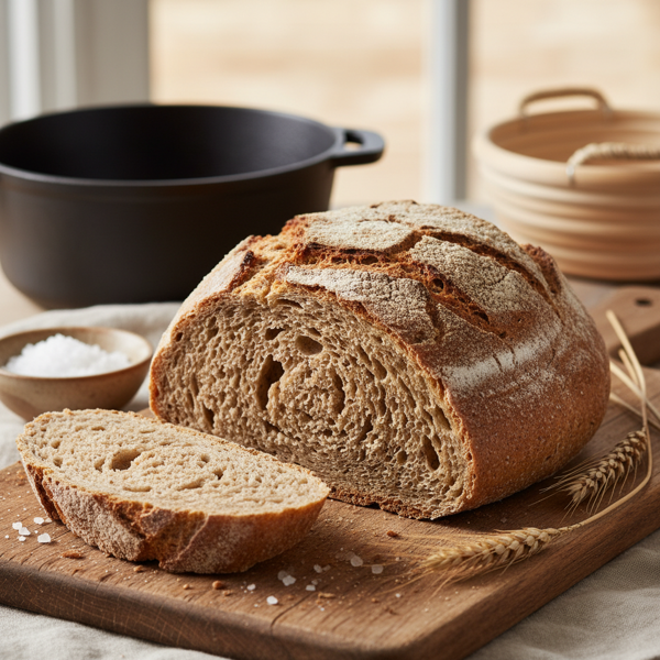 Classic Rustic Whole Wheat Bread recipe