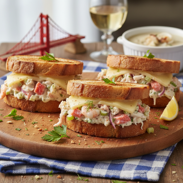 Classic San Francisco Seafood Delight Sandwiches recipe