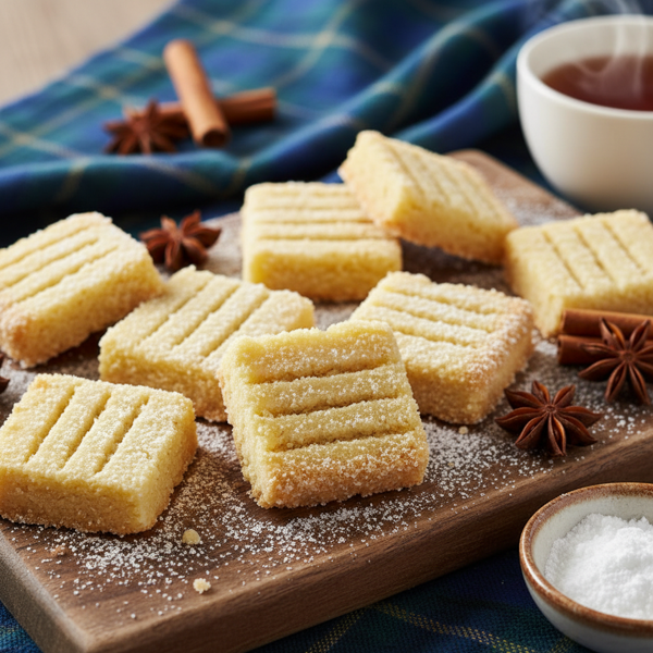 Classic Scottish Shortbread Squares recipe