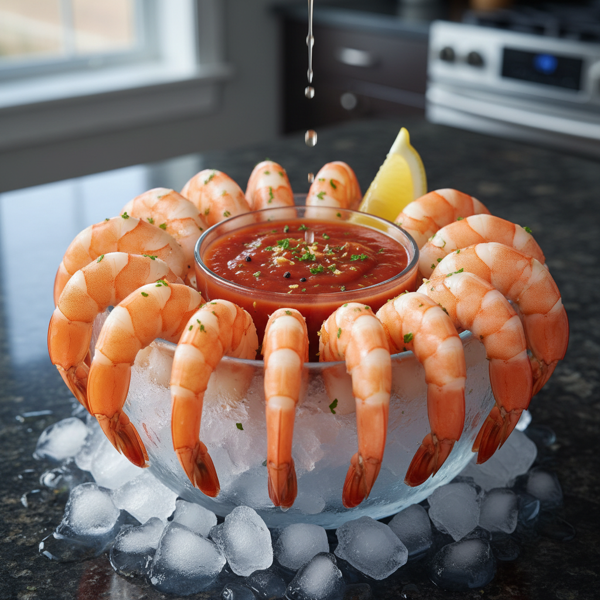 Classic Shrimp Cocktail with Zesty Sauce recipe