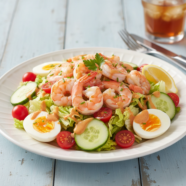 Classic Shrimp Louie Salad Delight recipe