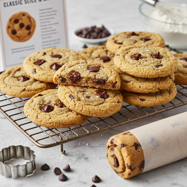Classic Slice & Bake Chocolate Chip Cookies recipe
