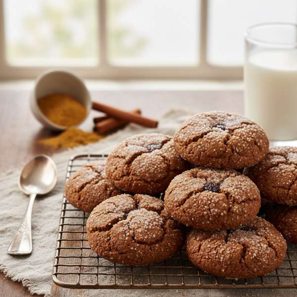 Classic Soft Molasses Spice Cookies recipe