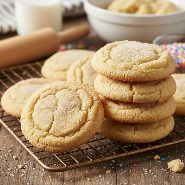 Classic Soft and Chewy Sugar Cookies recipe