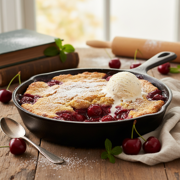 Classic Sour Cherry Cobbler Delight recipe