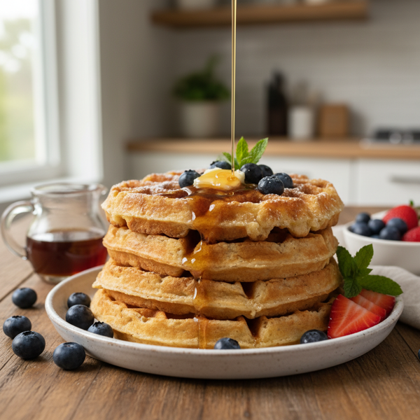 Classic Sourdough Waffles recipe