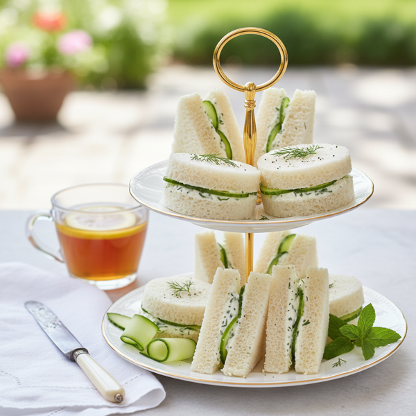 Classic Southern Cucumber Tea Sandwiches recipe