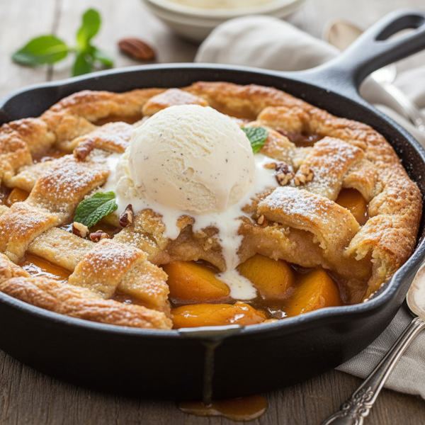 Classic Southern Peach Cobbler Delight recipe