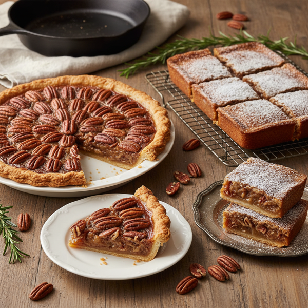 Classic Southern Pecan Pie Duo recipe