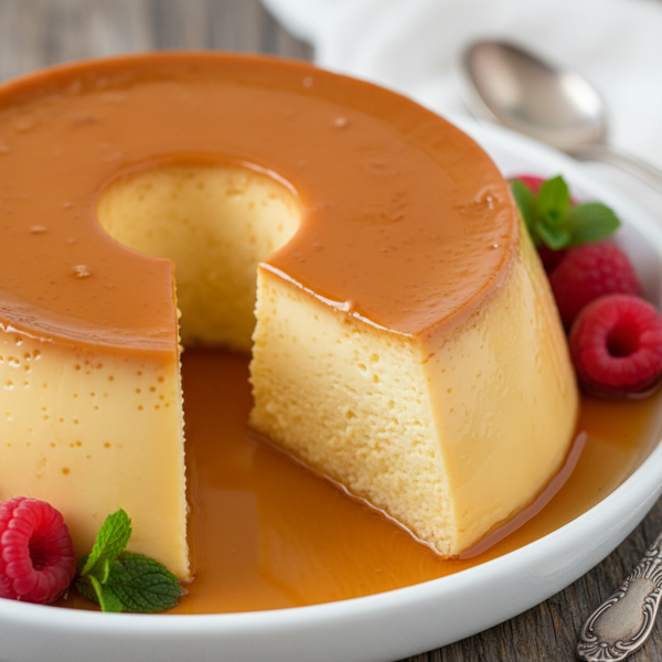 Classic Spanish Flan with Caramel Sauce recipe