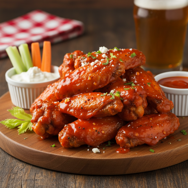 Classic Spicy Buffalo Chicken Wings recipe