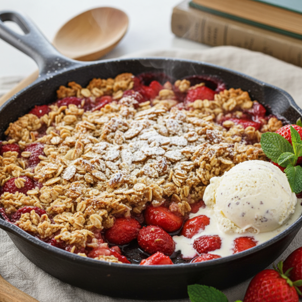 Classic Strawberry Oat Crisp recipe