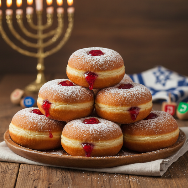 Classic Sufganiot: Hanukkah Jelly Doughnuts recipe