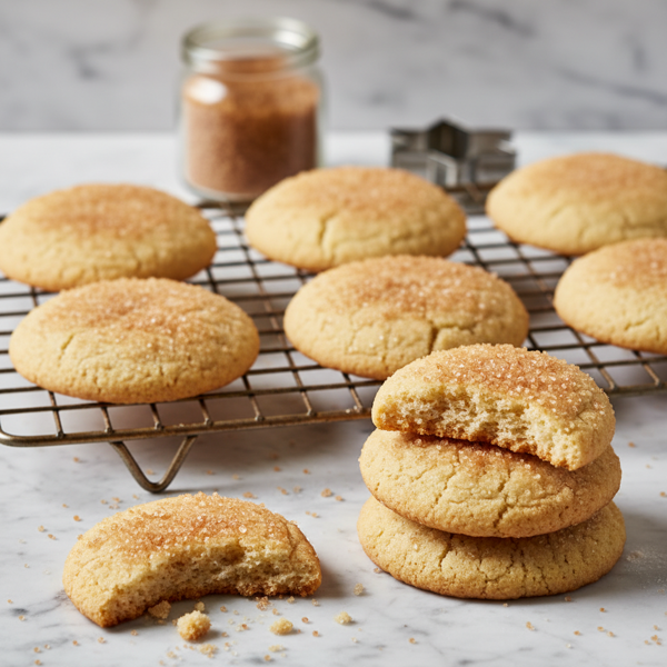 Classic Sugar Cookies with Turbinado Sparkle recipe