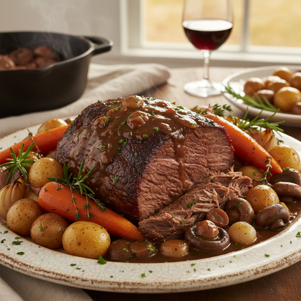 Classic Sunday Pot Roast Delight recipe