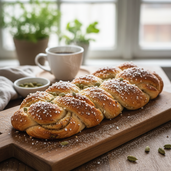 Classic Swedish Cardamom Braid recipe