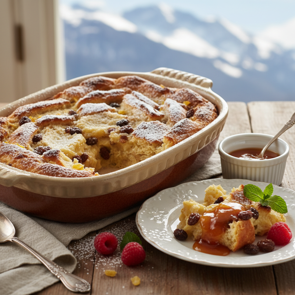 Classic Swiss Bread Pudding recipe