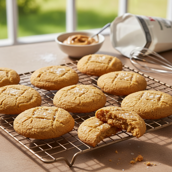 Classic Three-Ingredient Peanut Butter Cookies recipe