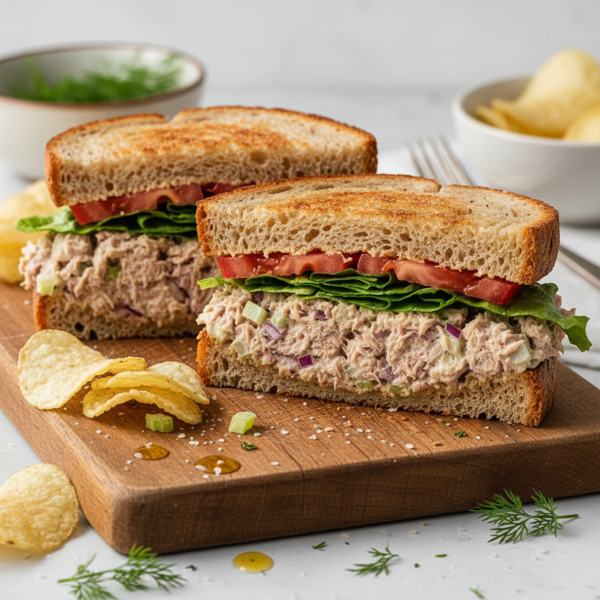 Classic Tuna Salad Sandwiches recipe