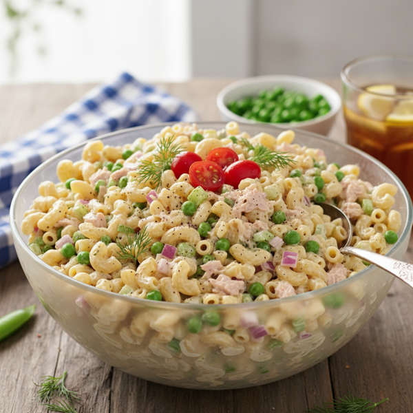 Classic Tuna & Macaroni Salad Delight recipe